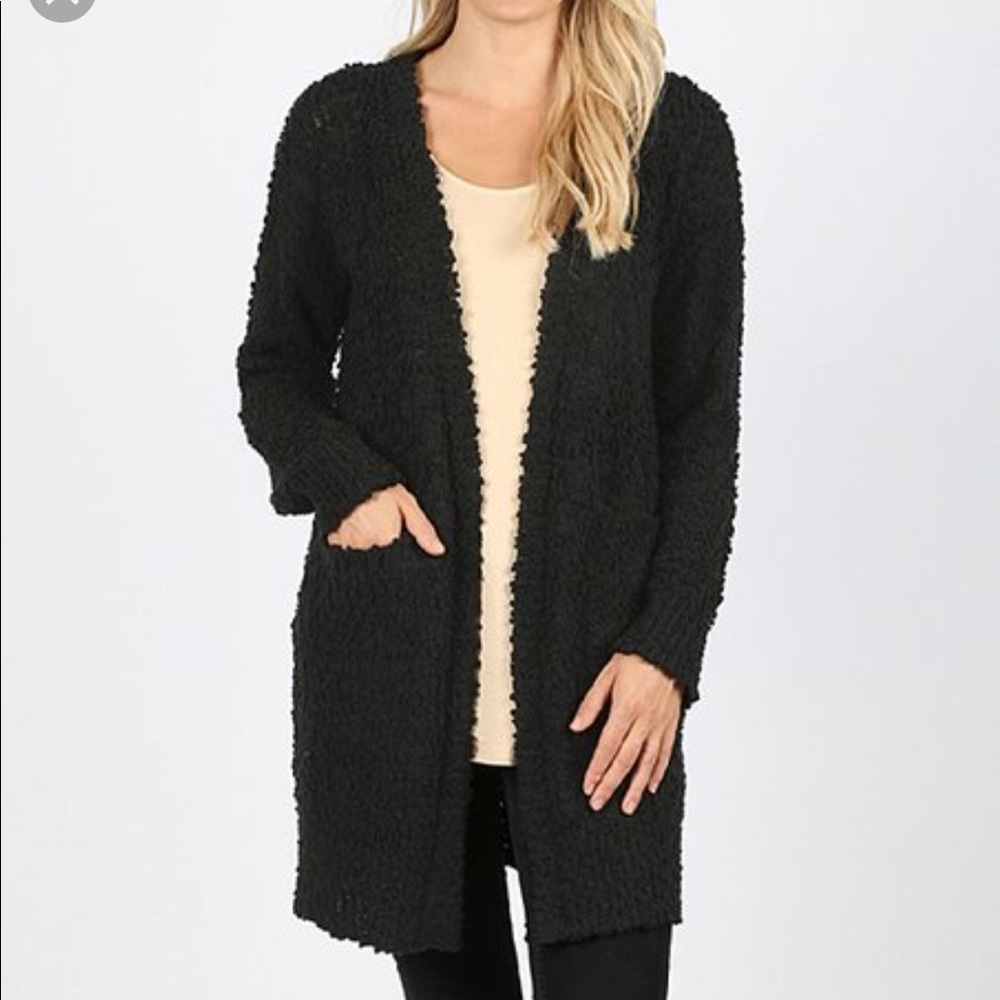 Popcorn cardigan